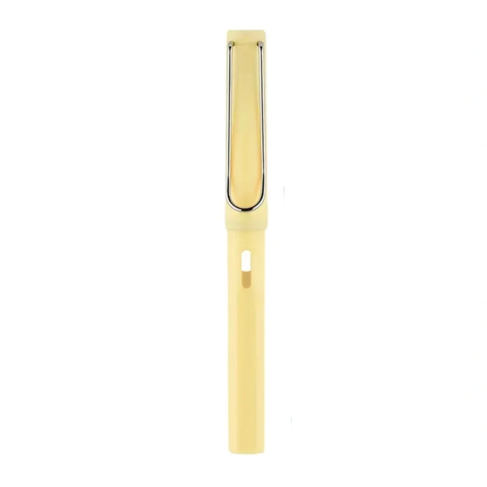 Pastel Yellow Plastic Infinity Pencil